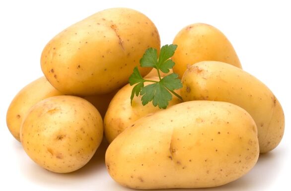 Ievērojot griķu diētu, kartupeļi ir jāizslēdz no uztura. 